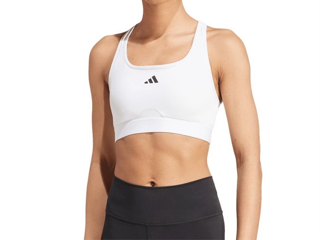  SMALL LOGO BRA - Top donna Adidas. Disponibile in diverse taglie: 36, 37, 38 e colori bianco. YOUSPORTY.