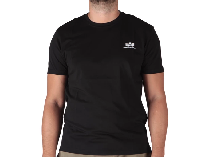  Basic T Small Logo - T-Shirt uomo Alpha Industries. Disponibile in diverse taglie: l, m, xl e colori nero. YOUSPORTY.
