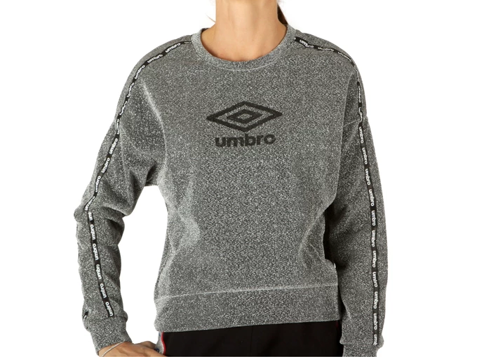  Maglia in lurex - Felpe donna Umbro. Disponibile in diverse taglie: l, s, xs e colori argento, bianco, nero. YOUSPORTY.
