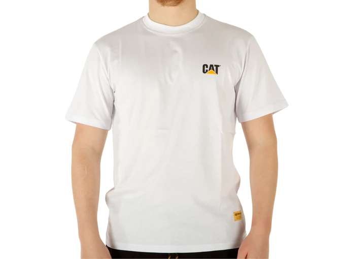  T Shirt White - T-Shirt uomo Caterpillar. Disponibile in diverse taglie: m e colori giallo, bianco, nero. YOUSPORTY.