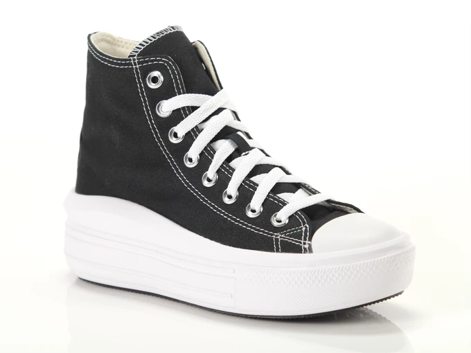  Chuck Taylor All Star Move Black Natural Ivory White - Sneakers donna Converse. Disponibile in diverse taglie: 36, 37, 38, 39 e