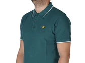  Tipped Polo Shirt Malachite Green White - Polo uomo Lyle & Scott. Disponibile in diverse taglie: l, s e colori verde. YOUSPORTY