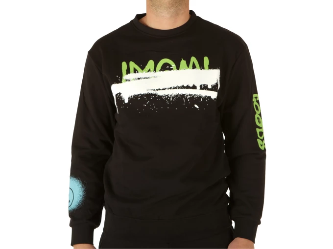 Imomi Girocollo Cotone homme SS22IA05 NERO