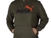  Ess+ 2 Col Big Logo Dark Olive - Felpe uomo Puma. Disponibile in diverse taglie: s e colori verde. YOUSPORTY.