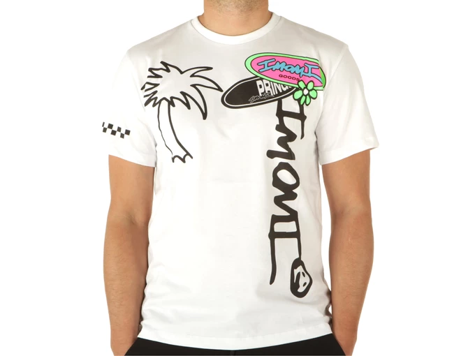 Imomi T-Shirt Cotone homme SS22IA08 BIANCO
