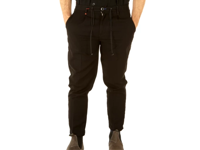 Berna Pantalone Uomo Nero man 205092-1
