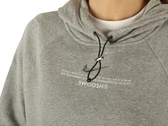  W Nsw Swsh Hoodie Ft Dk Grey Heather White - Felpe donna Nike. Disponibile in diverse taglie: s e colori grigio, argento, bianc