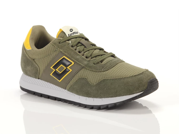  Runner Plus Ny - Sneakers uomo Lotto. Disponibile in diverse taglie: 40 e colori ocra, nero, verde. YOUSPORTY.