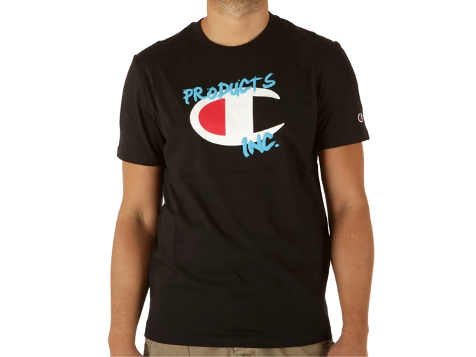  Crewneck T-Shirt - T-Shirt uomo Champion. Disponibile in diverse taglie: s e colori bianco, nero, azzurro. YOUSPORTY.