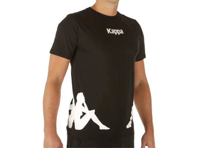  T-Shirt Authentic Fico - T-Shirt uomo Robe di Kappa. Disponibile in diverse taglie: s e colori bianco, nero. YOUSPORTY.