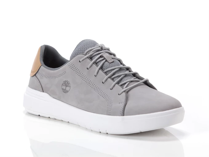 Timberland Seneca Bay Low Lace Up Sneaker Light Grey Nubuck homme TB0A41F7EM0