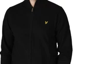 Lyle & Scott Lambswool Blend Zip Trough Cardigan Jet Black Marl hombre KN2102V