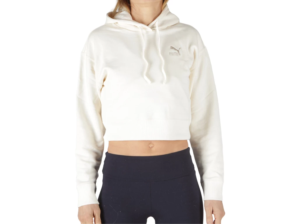  Better Classic Cropped Hoodie Tr - Felpe donna Puma. Disponibile in diverse taglie: m, s, xs e colori bianco panna. YOUSPORTY.