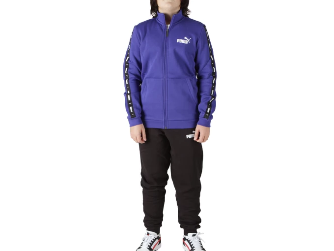  Tape Sweat Suit - Tuta ragazzo Puma. Disponibile in diverse taglie: 10y, 11y, 12y, 13y, 14y, 9y e colori nero, blu. YOUSPORTY.