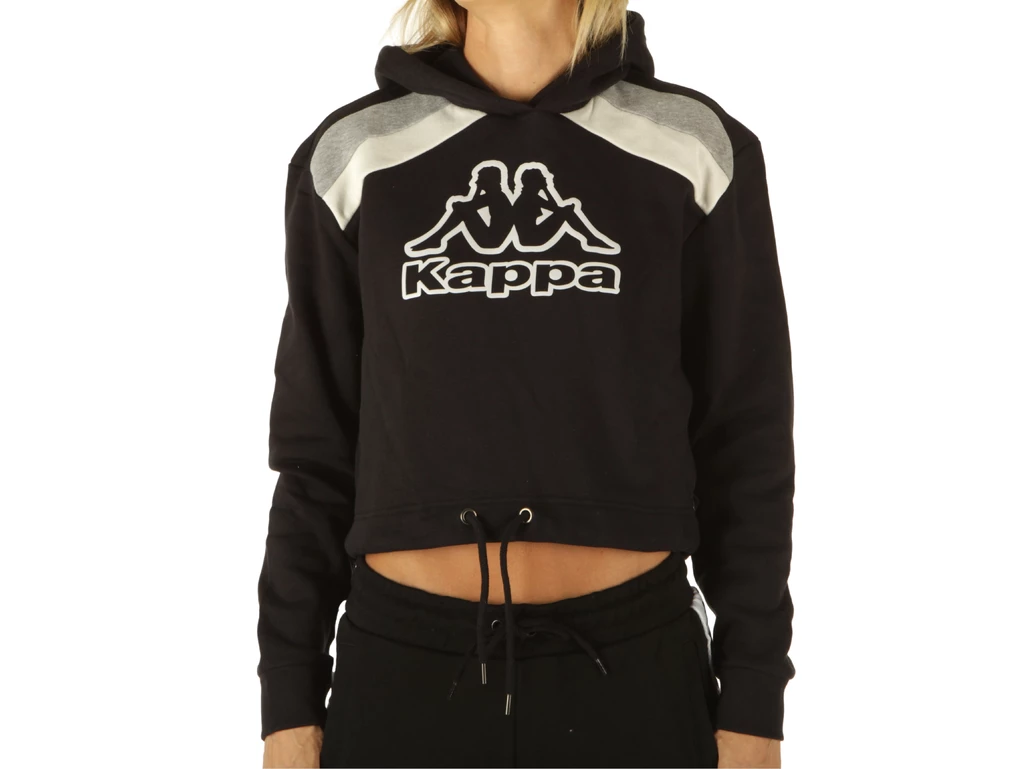 Fleece Jumper Logo Catto - Felpe donna Robe di Kappa. Disponibile in diverse taglie: s, xl e colori grigio, bianco, nero. YOUSP