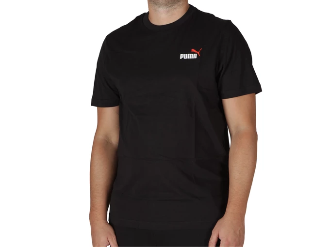  Ess+ Col Small Log - T-Shirt uomo Puma. Disponibile in diverse taglie: m, s e colori nero. YOUSPORTY.