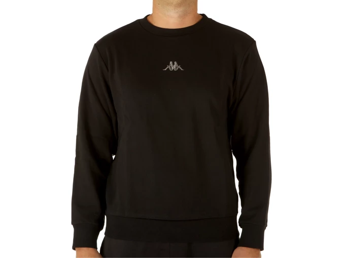  Fleece Jumper Banda Chirpi - Felpe uomo Robe di Kappa. Disponibile in diverse taglie: l, m, s e colori grigio, nero. YOUSPORTY.