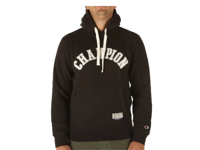  Hooded Sweatshirt - Felpe uomo Champion. Disponibile in diverse taglie: s e colori bianco, nero. YOUSPORTY.