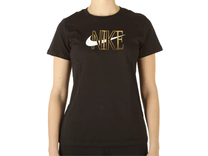  Nsw Tee Shine - T-Shirt donna Nike. Disponibile in diverse taglie: m e colori bianco, oro, nero. YOUSPORTY.