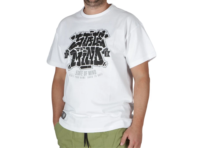  Graffiti T-Shirt - T-Shirt uomo 5tate Of Mind. Disponibile in diverse taglie: l, m, s, xl e colori bianco. YOUSPORTY.