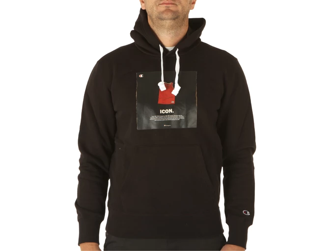  Hooded Sweatshirt - Felpe uomo Champion. Disponibile in diverse taglie: l, m, s, xl e colori nero. YOUSPORTY.