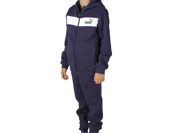  FZ Panel Hooded Tracksuit - Tuta ragazzo Puma. Disponibile in diverse taglie: 13y, 14y, 15y, 16y e colori bianco, blu. YOUSPORT