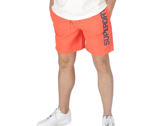 Superdry Sport Graphic 17" Swim Short Cherry Tomato Red homme M3010236A 2LN