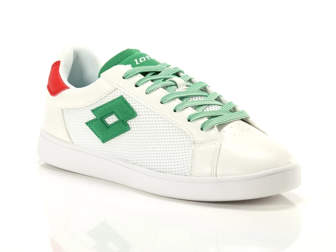  1973 AMF NET - Sneakers uomo Lotto. Disponibile in diverse taglie: 42, 45 e colori rosso, bianco, verde. YOUSPORTY.