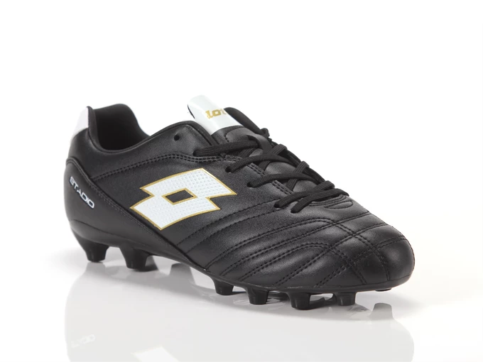  Stadio 705 FG JR - Calcio ragazzo Lotto. Disponibile in diverse taglie: 37, 38, 39 e colori bianco, oro, nero. YOUSPORTY.