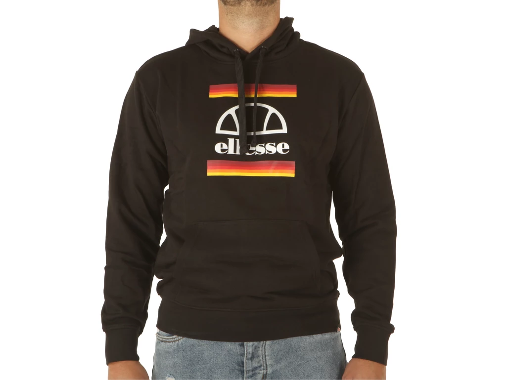 Ellesse Hoodie Logo Black, taglia M Uomo colore Nero
