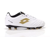  Stadio 705 FG JR - Calcio ragazzo Lotto. Disponibile in diverse taglie: 37, 38, 39 e colori bianco, oro, nero. YOUSPORTY.