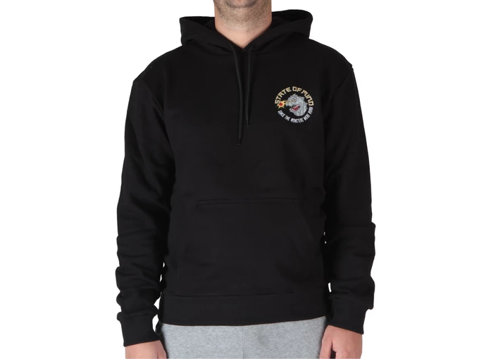  50Mzilla Hoodie Black - Felpe uomo 5tate Of Mind. Disponibile in diverse taglie: l, m, s, xl e colori nero. YOUSPORTY.