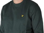  Brushed Back Crew Neck Sweatshirt Argyle Teal - Felpe uomo Lyle & Scott. Disponibile in diverse taglie: s e colori verde. YOUSP