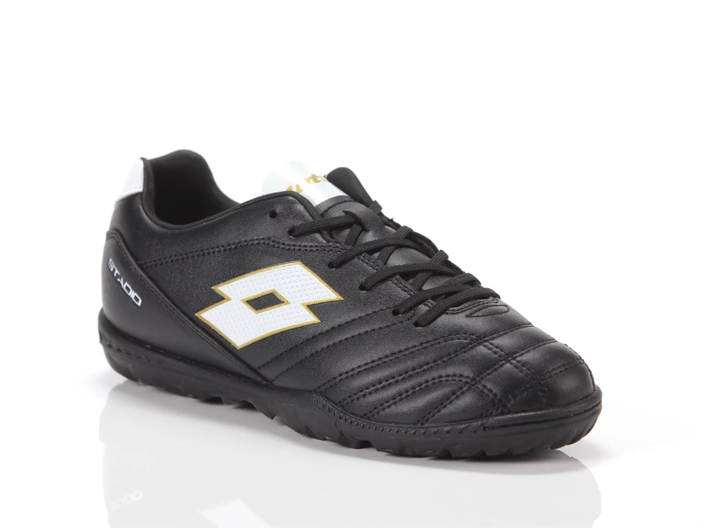  Stadio 705 TF JR - Calcio ragazzo Lotto. Disponibile in diverse taglie: 38, 39 e colori bianco, nero. YOUSPORTY.