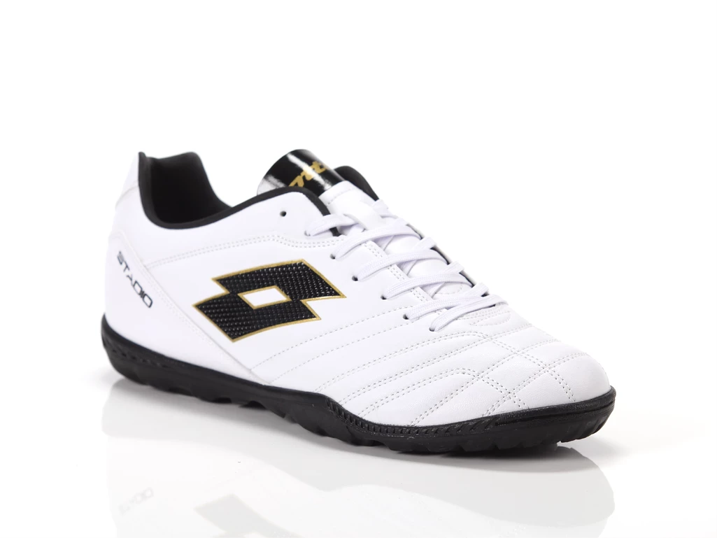  Stadio 705 TF - Calcio uomo Lotto. Disponibile in diverse taglie: 40, 41 e colori bianco, oro, nero. YOUSPORTY.
