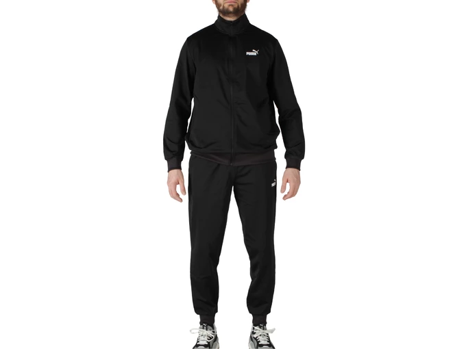  ESS Poly Suit - Tuta uomo Puma. Disponibile in diverse taglie: l, m, s, xl e colori nero. YOUSPORTY.