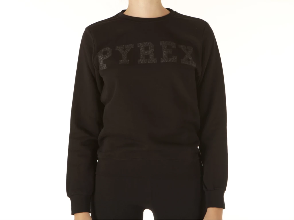  Maglia Girocollo Donna Felpa Nero - Felpe donna Pyrex. Disponibile in diverse taglie: xs e colori nero. YOUSPORTY.