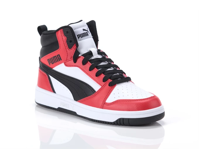  Rebund v6 - Sneakers donna/ragazzi Puma. Disponibile in diverse taglie: 37, 38, 39 e colori rosso, bianco, nero. YOUSPORTY.