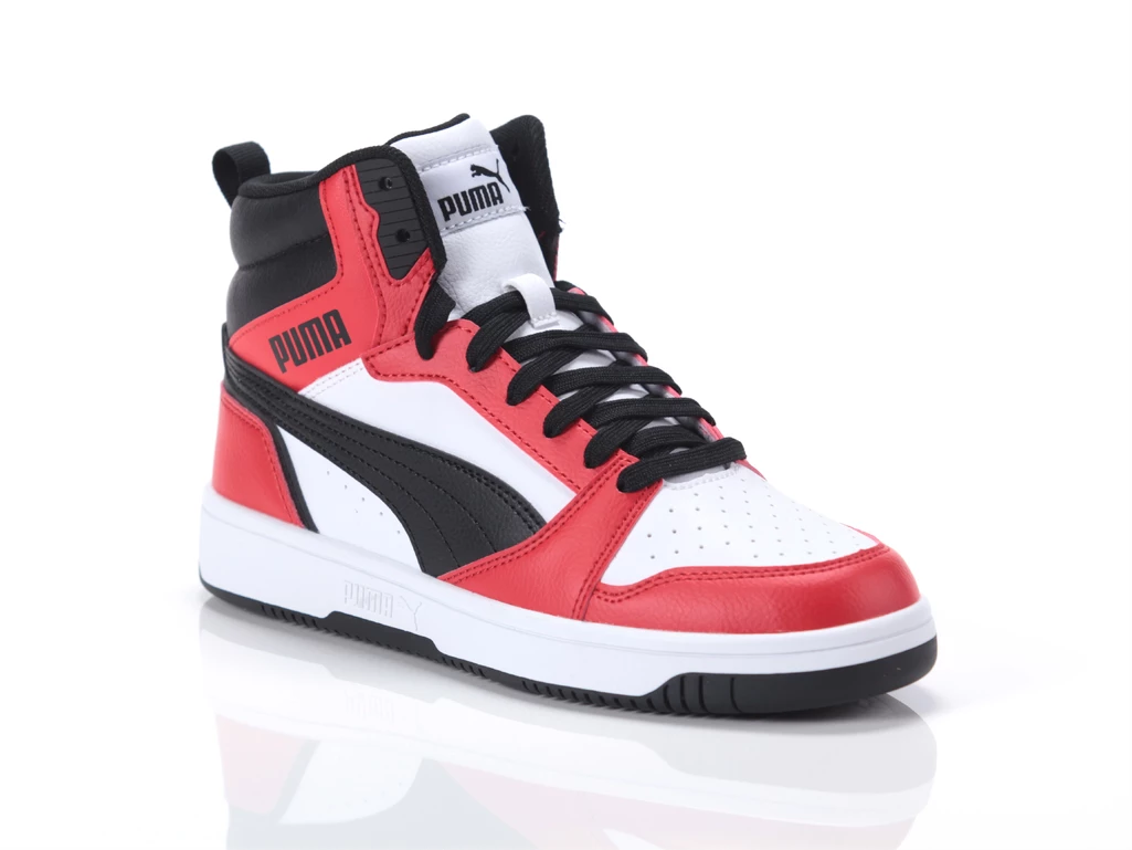  Rebund v6 - Sneakers donna/ragazzi Puma. Disponibile in diverse taglie: 37, 38, 39 e colori rosso, bianco, nero. YOUSPORTY.