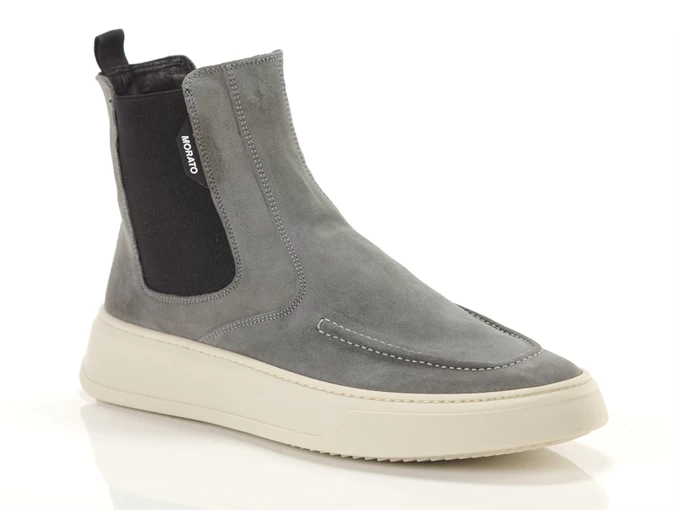  Martin In Camoscio Grigio - Boots uomo Antony Morato. Disponibile in diverse taglie: 41, 42, 43, 44, 45 e colori grigio, nero. 