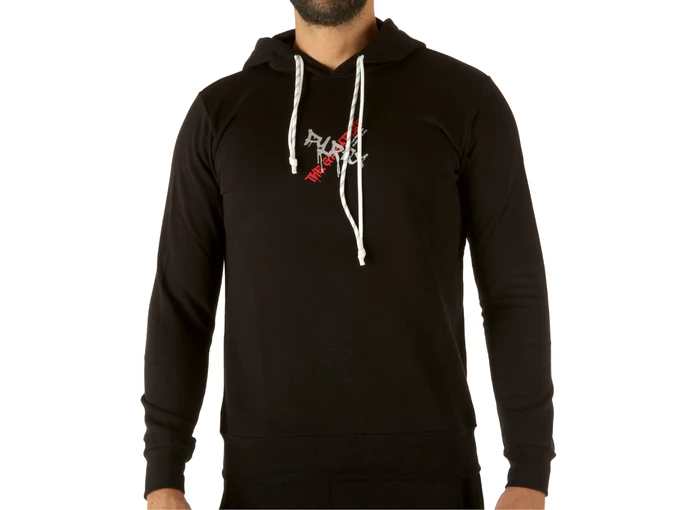  Maglia Uomo Felpa Con Cappuccio Nero - Felpe uomo Pyrex. Disponibile in diverse taglie: l, m, s, xl e colori argento, rosso, ne