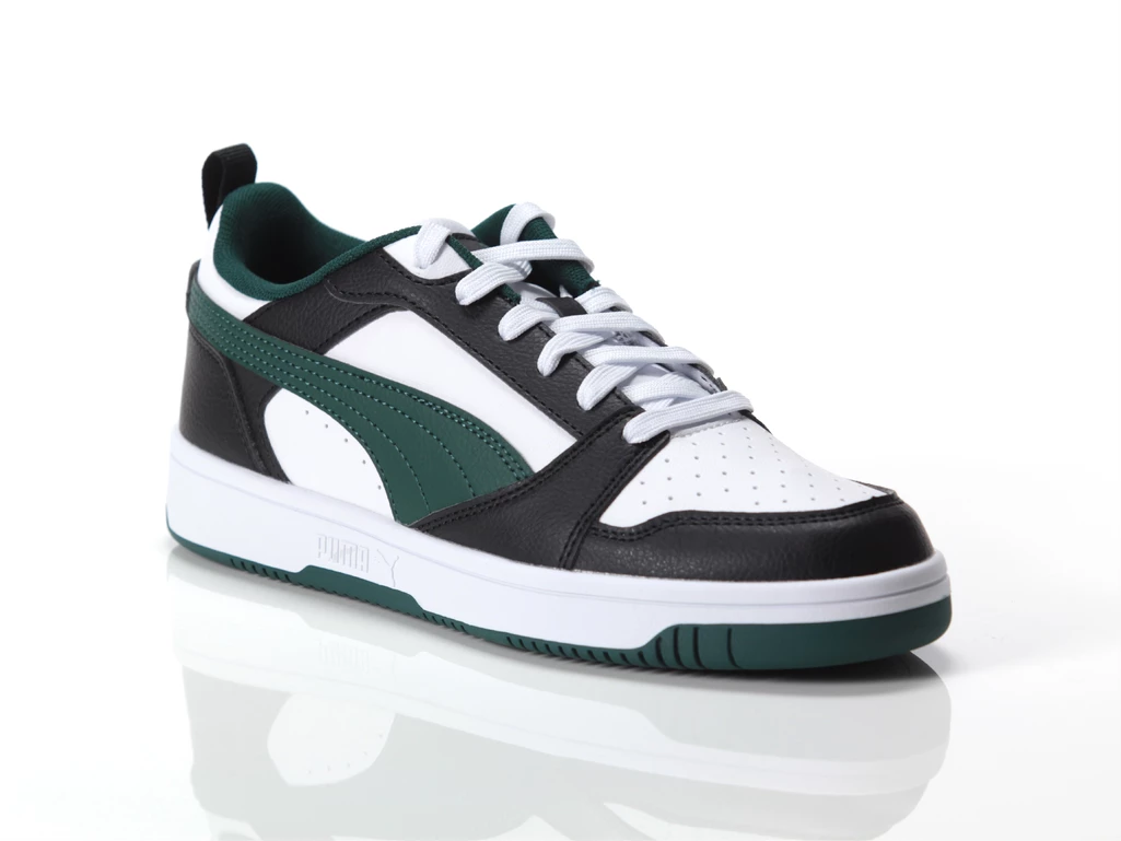  Rebound V6 Lo - Sneakers donna/ragazzi Puma. Disponibile in diverse taglie: 37, 38, 39 e colori bianco, nero, verde. YOUSPORTY.