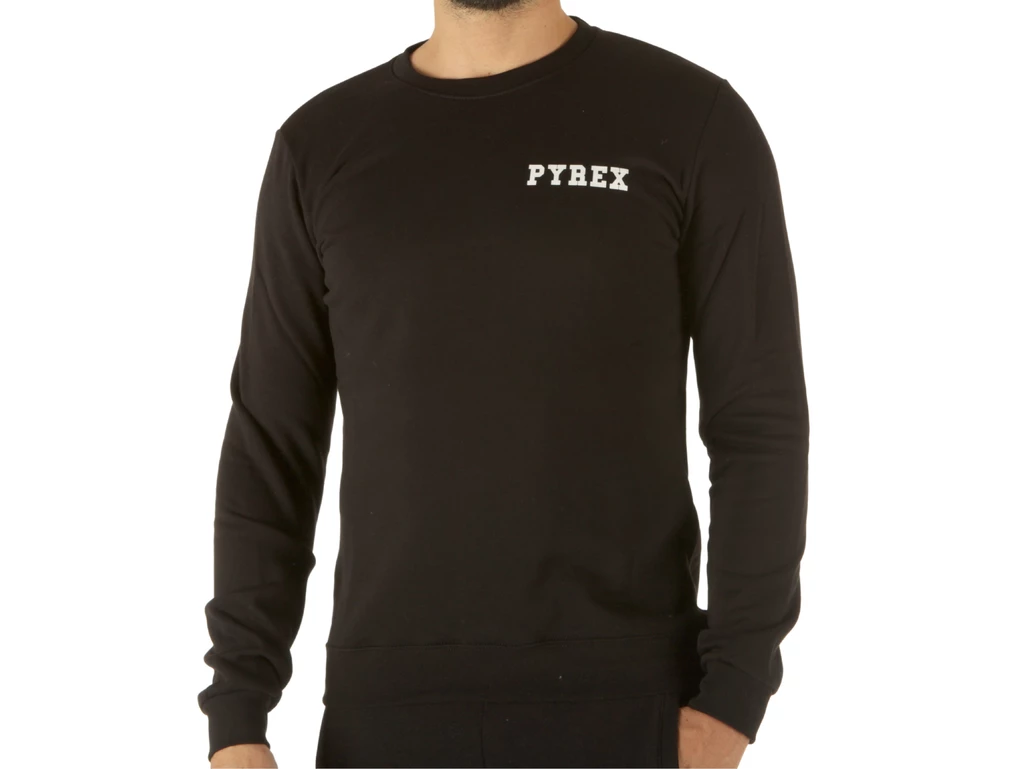  Maglia Girocollo Uomo Felpa Nera - Felpe uomo Pyrex. Disponibile in diverse taglie: l, s e colori bianco, nero. YOUSPORTY.