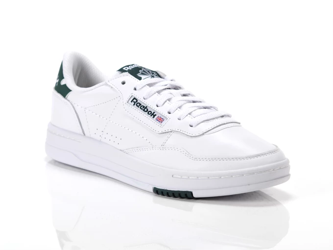  Court Peak - Sneakers uomo Reebok. Disponibile in diverse taglie: 40, 41, 42, 43, 44, 45 e colori bianco, verde. YOUSPORTY.