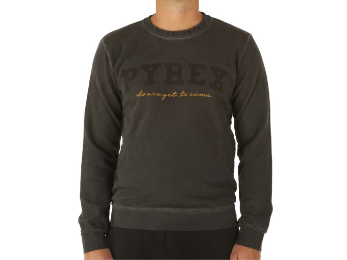  Maglia Girocollo Uomo In Felpa Nero - Felpe uomo Pyrex. Disponibile in diverse taglie: l, m, s e colori grigio, nero. YOUSPORTY