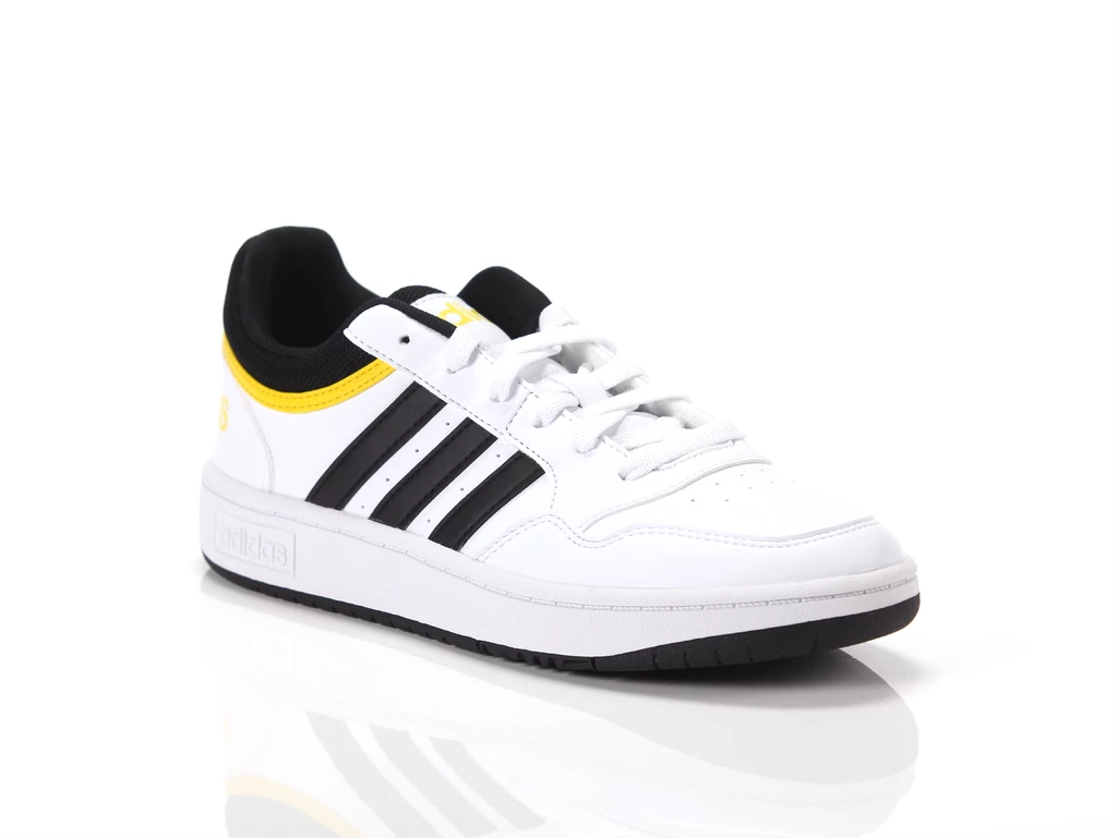 Adidas Hoops 3.0 K, Taglia 5½ Donna/Ragazzi Colore Giallo|Bianco|Nero