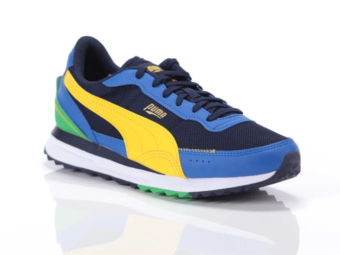  Road Rider Lth - Sneakers uomo Puma. Disponibile in diverse taglie: 40, 42, 43 e colori giallo, blu, azzurro. YOUSPORTY.