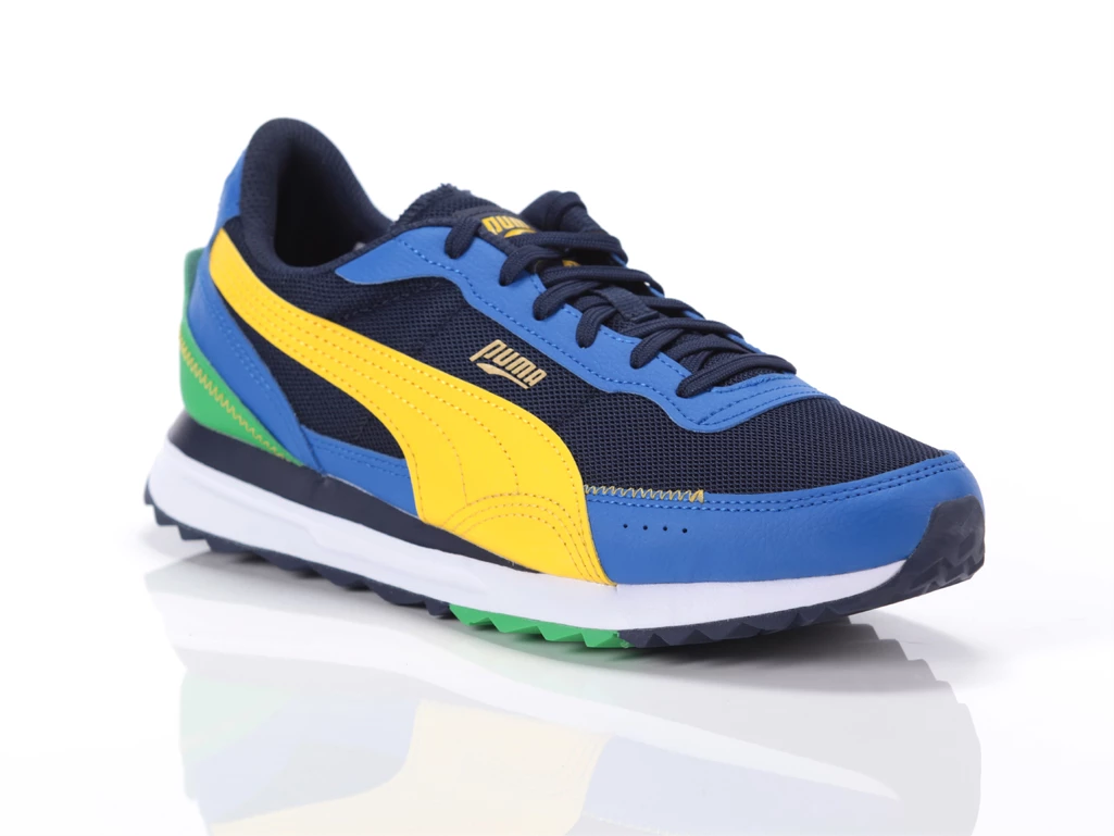  Road Rider Lth - Sneakers uomo Puma. Disponibile in diverse taglie: 40, 42, 43 e colori giallo, blu, azzurro. YOUSPORTY.