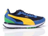  Road Rider Lth - Sneakers uomo Puma. Disponibile in diverse taglie: 40, 42, 43 e colori giallo, blu, azzurro. YOUSPORTY.