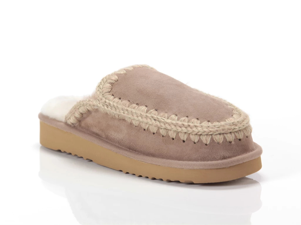  SLIPPER PLAT - Boots donna Mou. Disponibile in diverse taglie: 36, 37, 38, 39 e colori beige. YOUSPORTY.